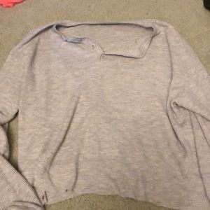 Light grey long sleeve